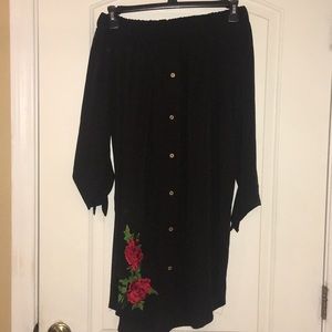 Off the shoulder dress